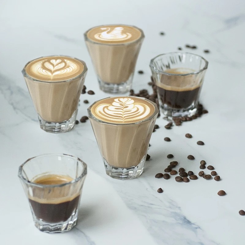 Twisted Espresso Kaffeglas