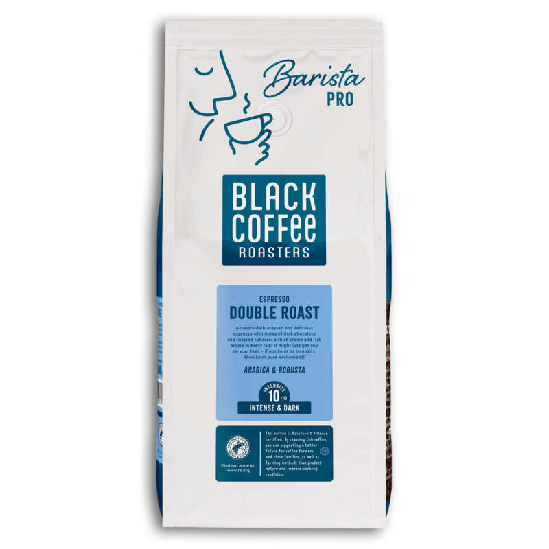 Black Coffee Roasters Double Roast - Rainforest Alliance | Hele bønner (pose á 1 kg)