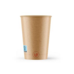 Kaffebæger 25 cl. Ø80 mm Brun (ps. á 50 stk.) FSC Certificeret