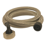 BWT Filtertilslutningsslange 1,5 mtr. FLEX lige x 3/4" Vinkel (Hose 8)