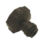 BWT Overgangsstykke 3/4" - Ø8 mm Sort