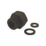 BWT Reduktion Nippelmuffe 3/8" - 1/2" Sort