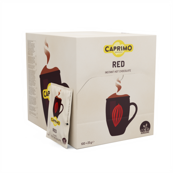 Caprimo Displaybox Kakao Pulverblanding i Breve (100x25 gr.)