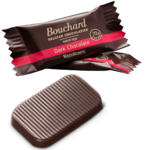 Bouchard Mørk Chokolade - 6 gr. pr. kuvert (box á 1 kg.)