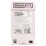 Bradleys Hvid te Strawberry & Vanilla No. 390 Økologisk Fairtrade (Pk. á 25 breve)