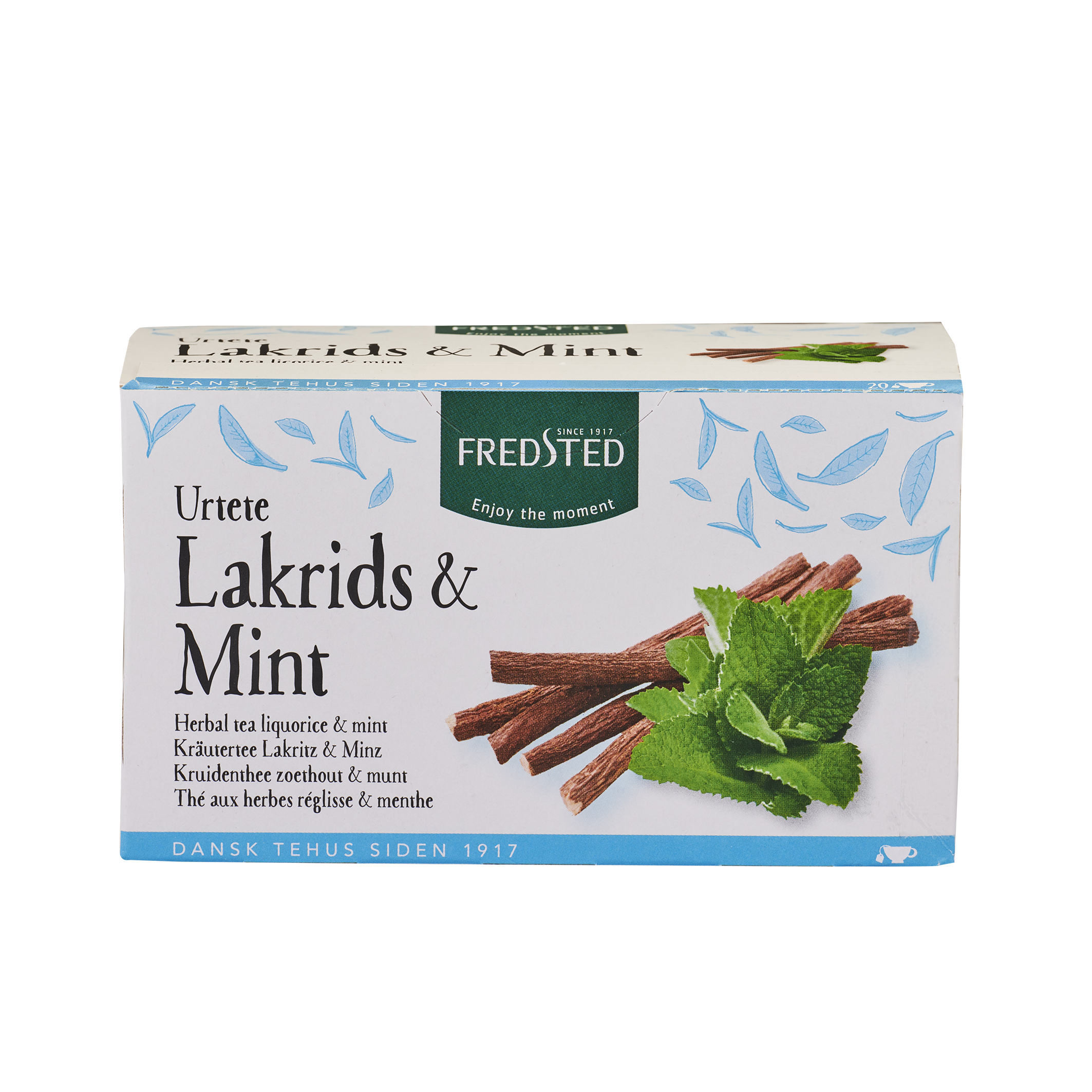 Fredsted Urtete Lakrids & Mint (Pakke á 16 breve)