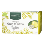 Fredsted Øko Grøn te Citron (Pakke á 16 breve)