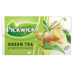 Pickwick Green tea, Ginger and Lemongrass (Pk. á 20 breve)