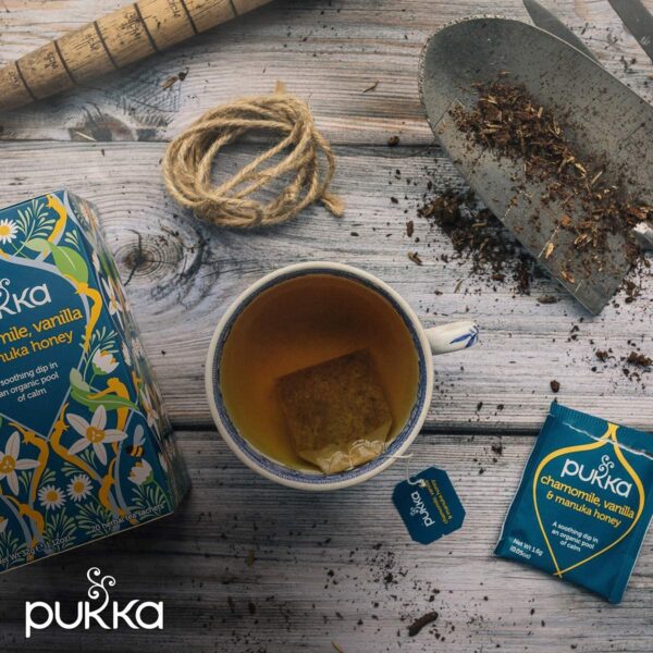 Pukka Chamomile, Vanilla & Manuka Honey - Økologisk Te (pk. á 20 breve) - Image 2