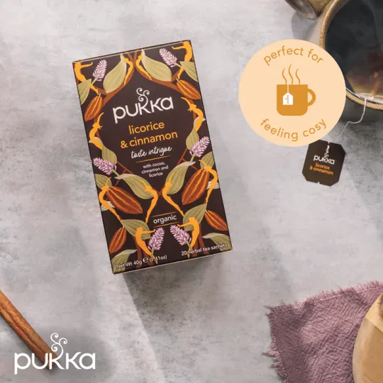 Pukka Licorice & Cinnamon – Økologisk Te (pk. á 20 breve) - Image 2