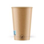 Kaffebæger 30 cl. (36 cl.) Ø90 mm Brun (ps. á 50 stk.) FSC certificeret