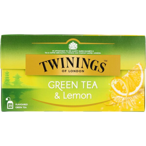 Twinings Grøn Te m/ Citron (pk. á 25 breve)