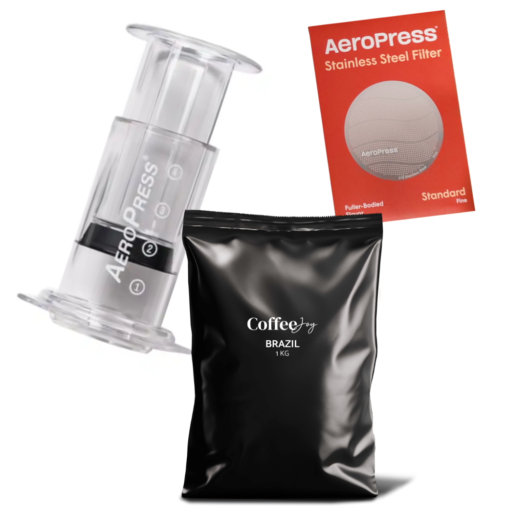 Aeropress Clear Startpakke: "Clear as the Sun"