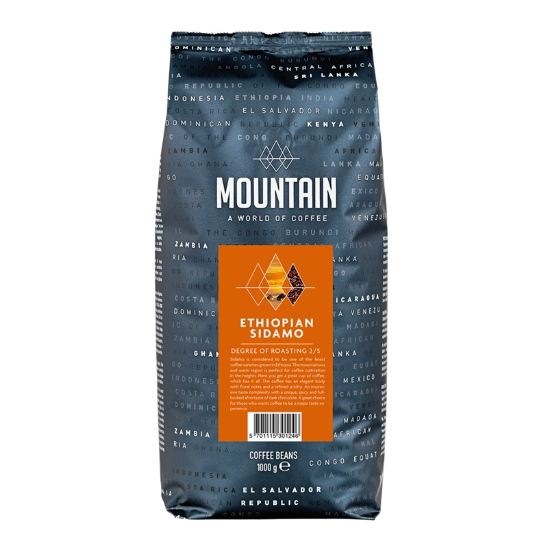 Mountain Etiopisk Sidamo Kaffe