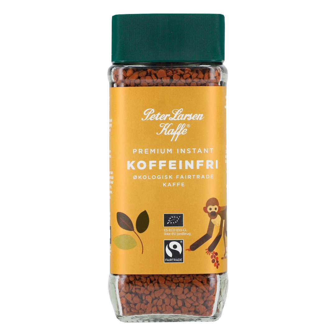 Koffeinfri Instant Kaffe Peter Larsen