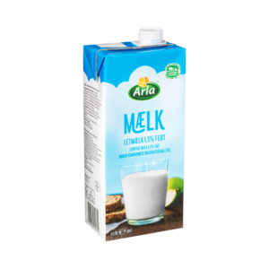 Arla Letmælk 1,5% UHT 1 liter (kasse á 10 x 1 ltr.)