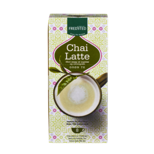 Fredsted Chai Latte Grøn Te (8 sticks á 26 gr.) (Bedst før: 12.06.2027)