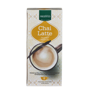 Fredsted Chai Latte Vanilje (8 sticks á 26 gr.) (Bedst før: 19.02.2027)